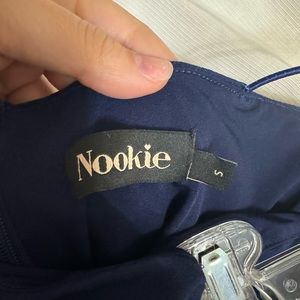 Nookie Dress, Size small, Worn once, great condition, Navy Blue